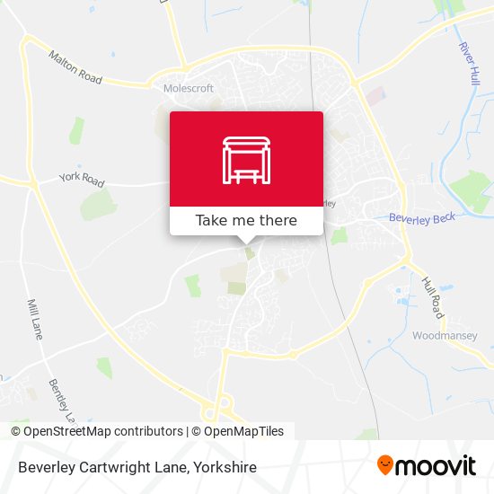 Beverley Cartwright Lane map