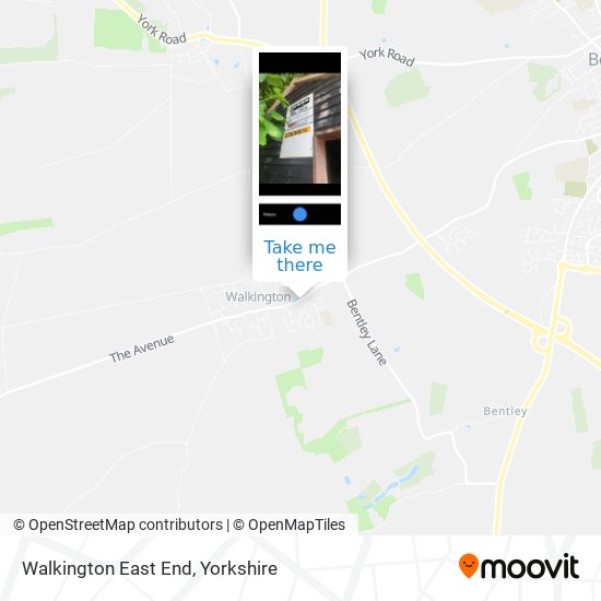 Walkington East End map