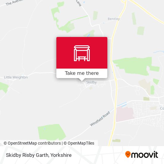 Skidby Risby Garth map