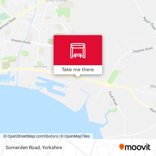 Somerden Road map