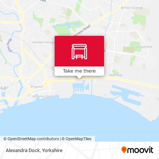 Alexandra Dock map