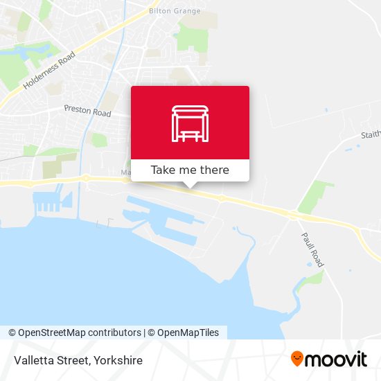 Valletta Street map