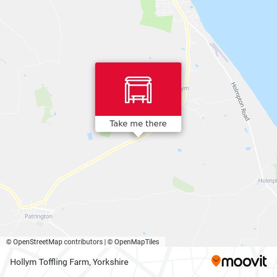 Hollym Toffling Farm map