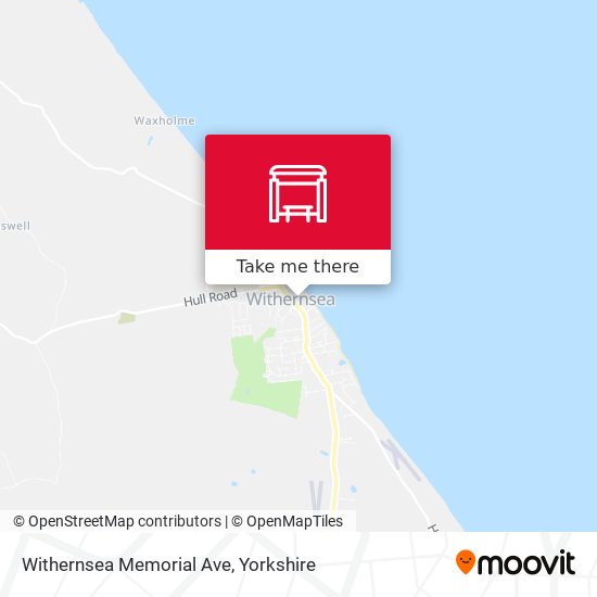Withernsea Memorial Ave map