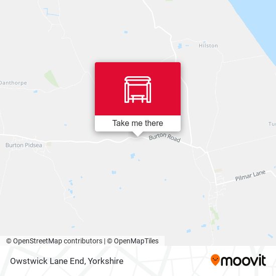 Owstwick Lane End map
