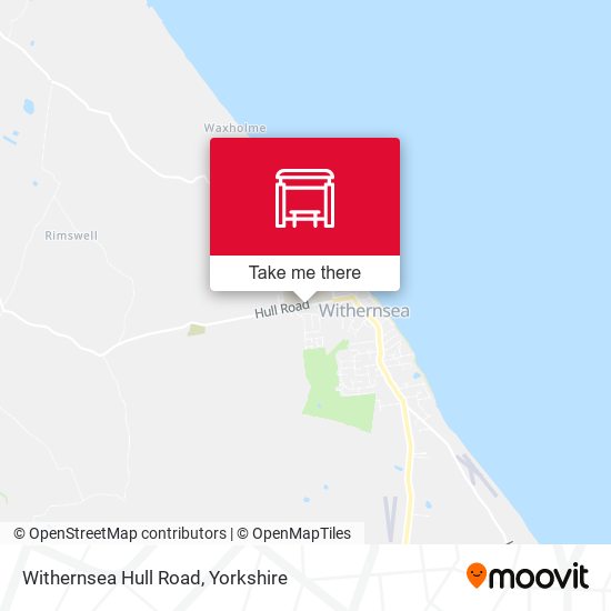 Withernsea Hull Road map