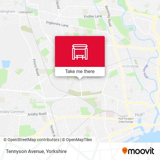 Tennyson Avenue map