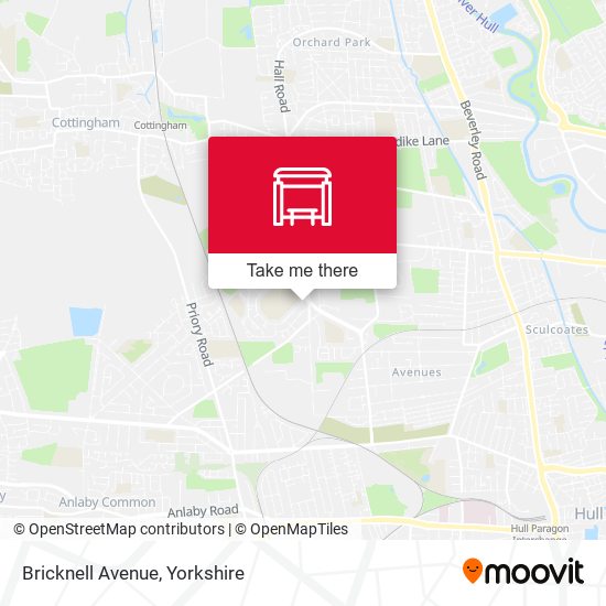 Bricknell Avenue map