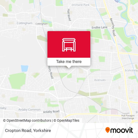 Cropton Road map