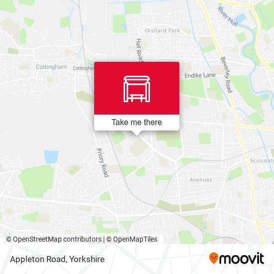 Appleton Road map