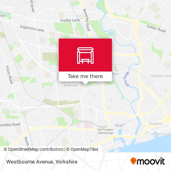 Westbourne Avenue map