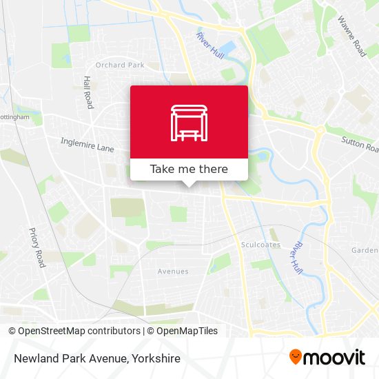 Newland Park Avenue map