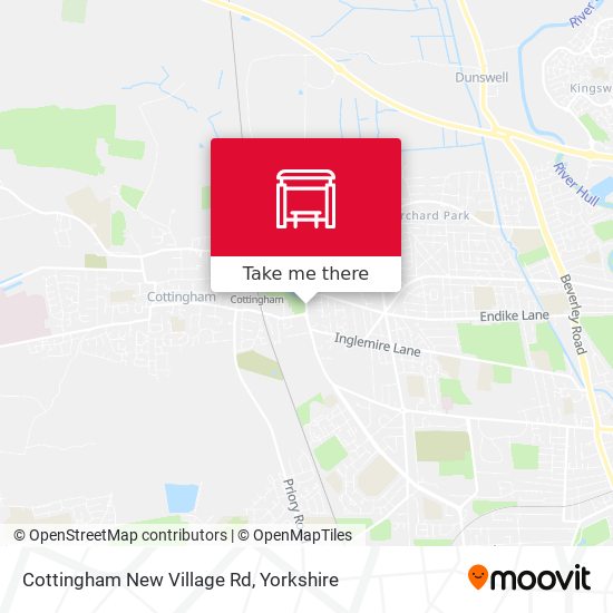 Cottingham New Village Rd map