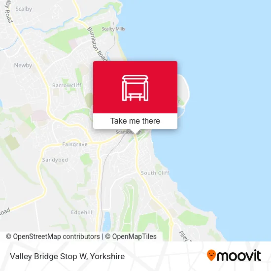 Valley Bridge Stop W map