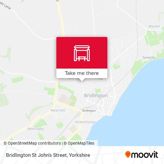 Bridlington St John's Street map