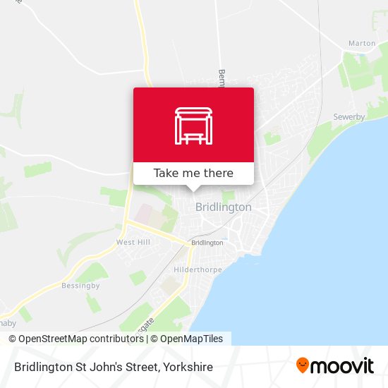 Bridlington St John's Street map