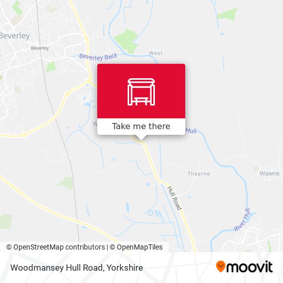 Woodmansey Hull Road map