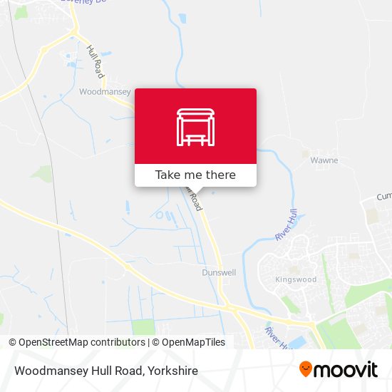 Woodmansey Hull Road map