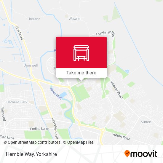 Hemble Way map