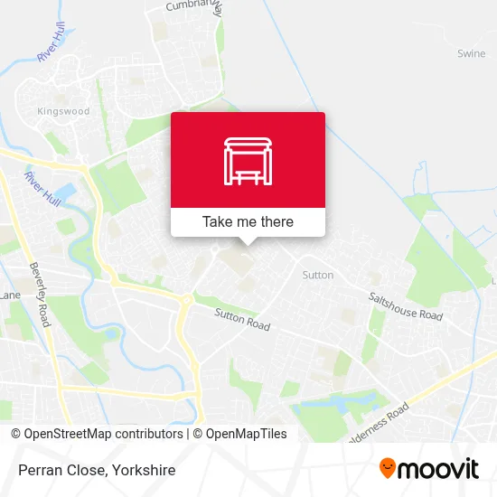 Perran Close map