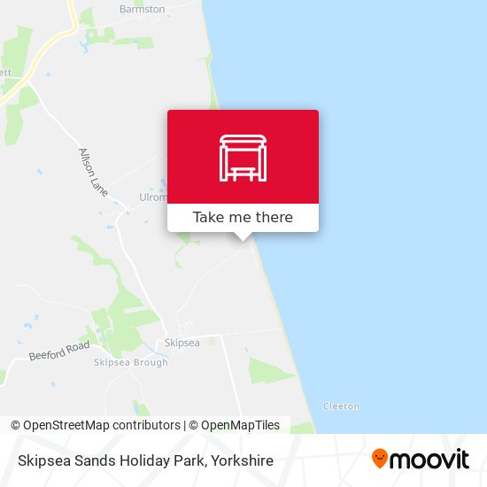 Skipsea Sands Holiday Park map