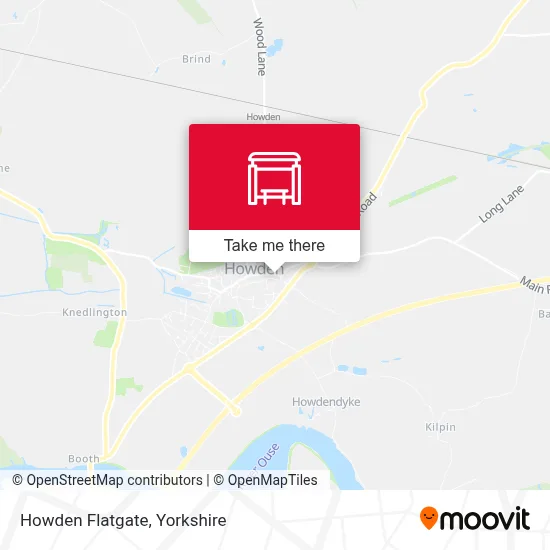 Howden Flatgate map
