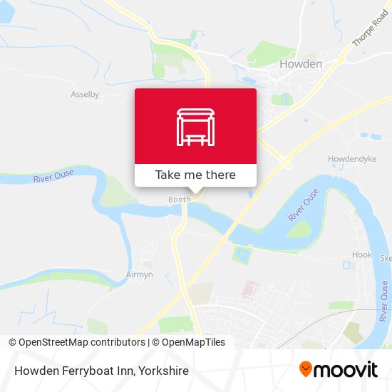 Howden Ferryboat Inn map