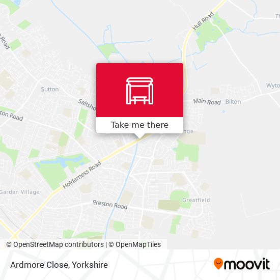 Ardmore Close map