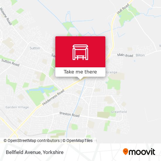 Bellfield Avenue map