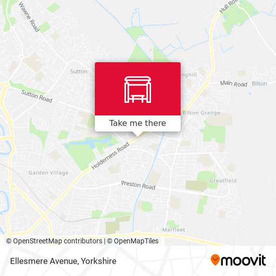 Ellesmere Avenue map