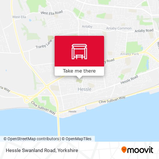 Hessle Swanland Road map