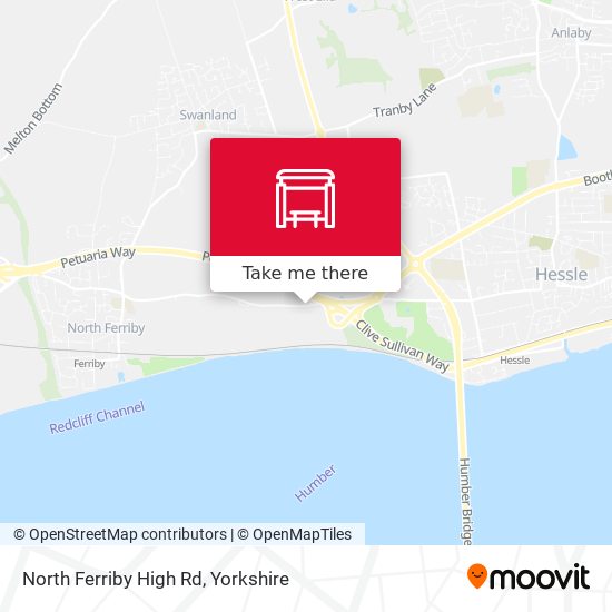 North Ferriby High Rd map