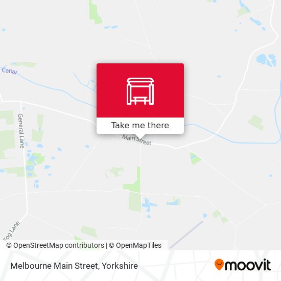 Melbourne Main Street map