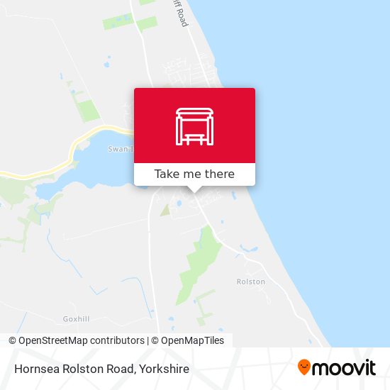 Hornsea Rolston Road map