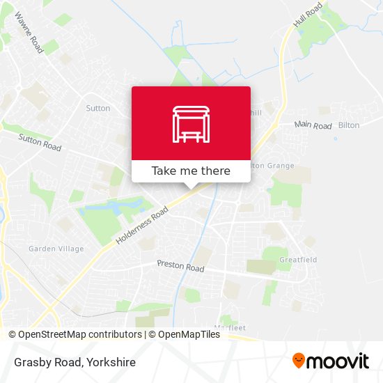 Grasby Road map