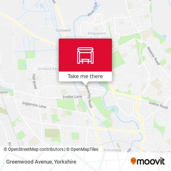 Greenwood Avenue map