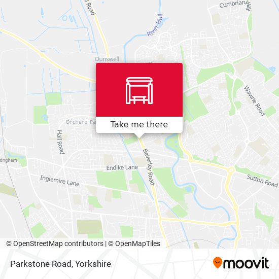 Parkstone Road map