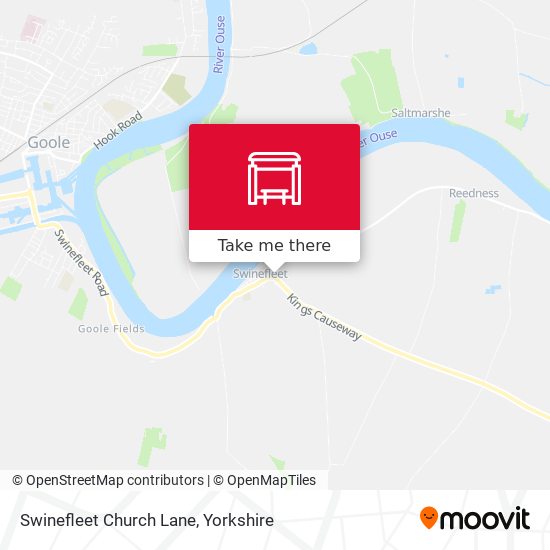 Swinefleet Church Lane map