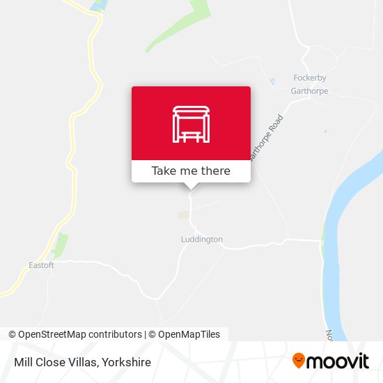 Mill Close Villas map