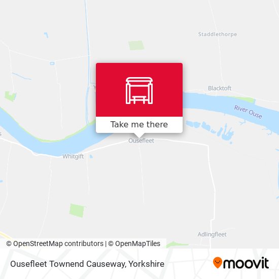 Ousefleet Townend Causeway map