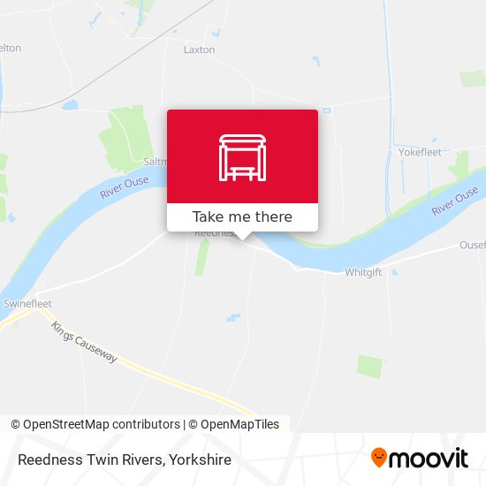 Reedness Twin Rivers map