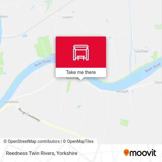 Reedness Twin Rivers map