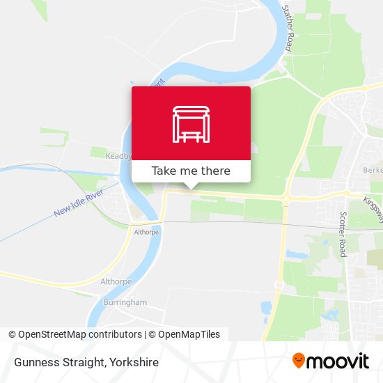 Gunness Straight map