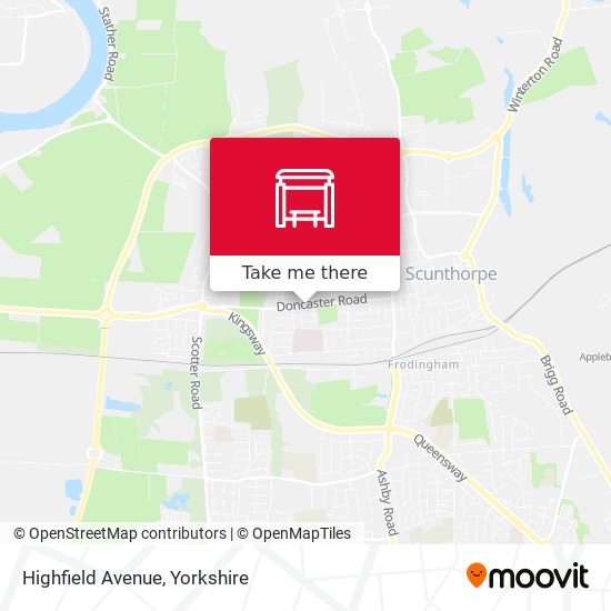 Highfield Avenue map
