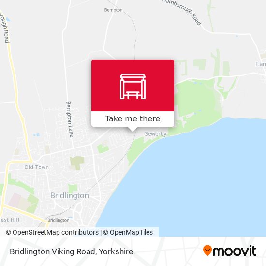 Bridlington Viking Road map