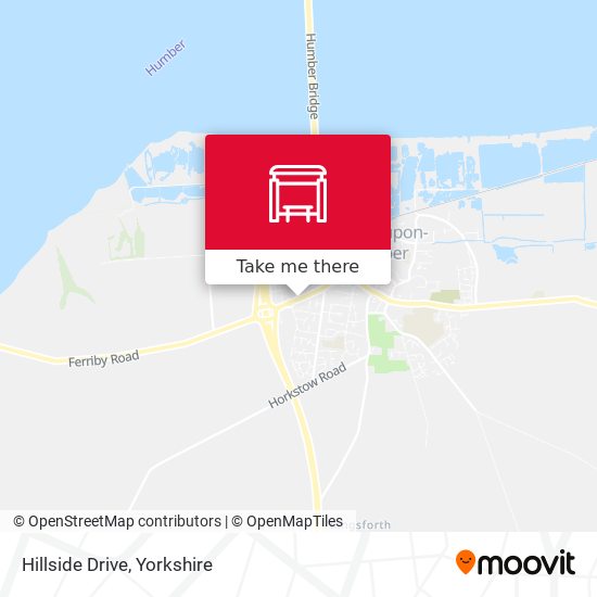 Hillside Drive map