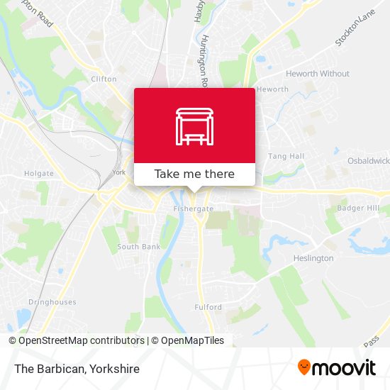 The Barbican map