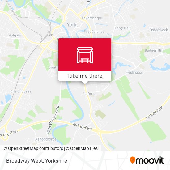 Broadway West map