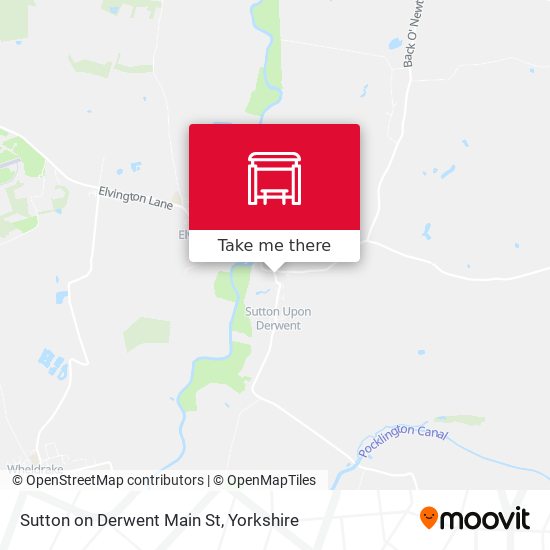 Sutton on Derwent Main St map