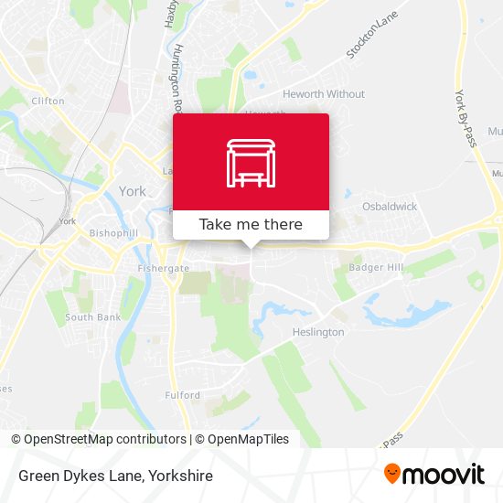 Green Dykes Lane map